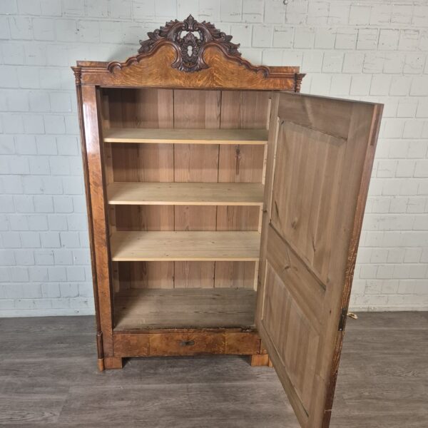 Schrank Louis Philippe 1860 Birke – Bild 6