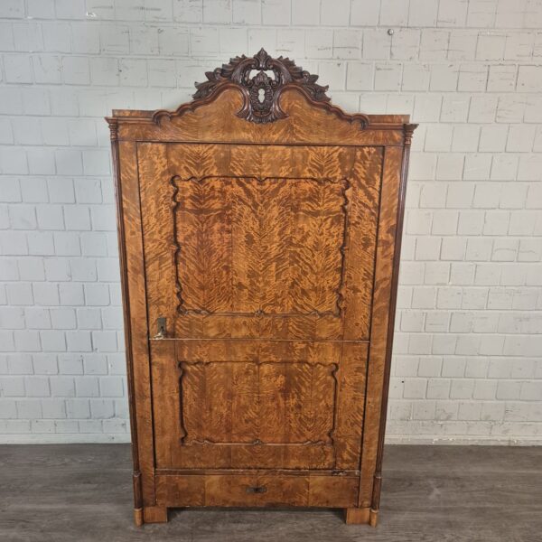Schrank Louis Philippe 1860 Birke – Bild 2