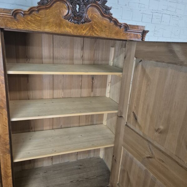 Schrank Louis Philippe 1860 Birke – Bild 7