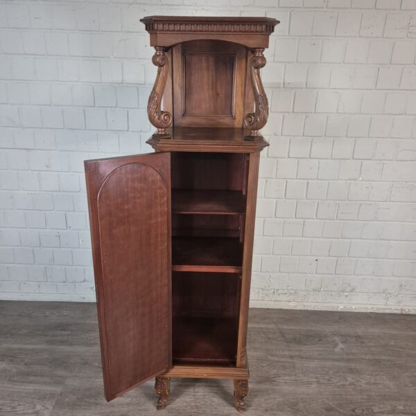 Beistellschrank Schrank Jugendstil 1920 Mahagoni – Bild 12