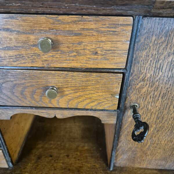 Sekretär Biedermeier 1820 Eiche – Bild 15