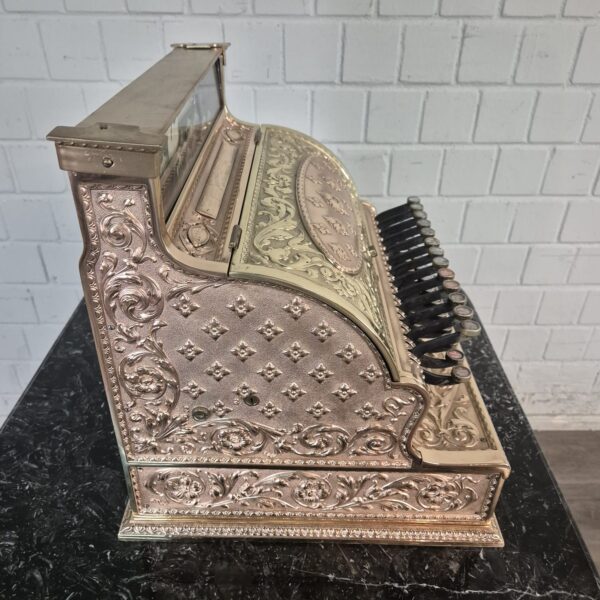 Ladenkasse Kasse National 1897 Kupfer Messing – Bild 10