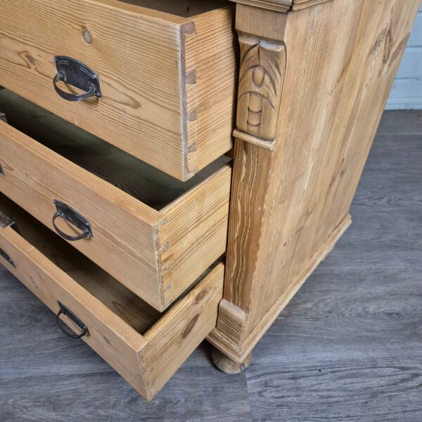 Kommode Jugendstil 1900 Kiefer – Bild 9