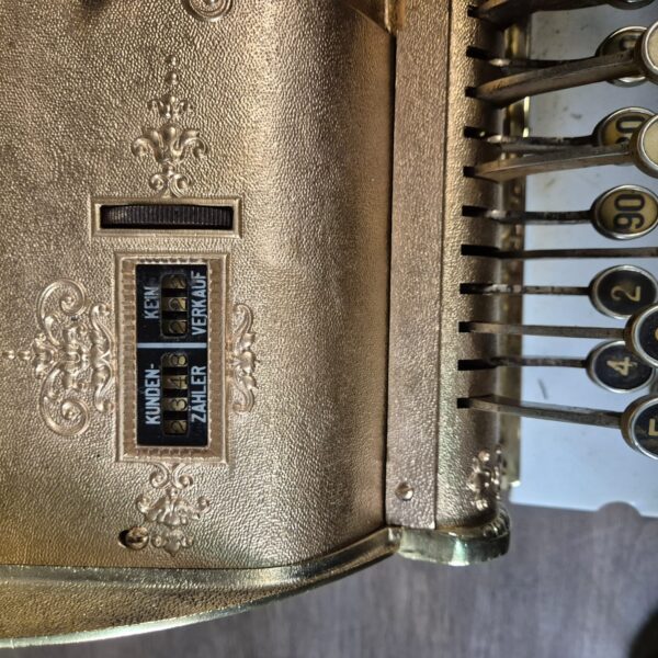 Ladenkasse Kasse National 1911 Messing – Bild 14
