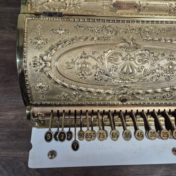Ladenkasse Kasse National 1911 Messing – Bild 3