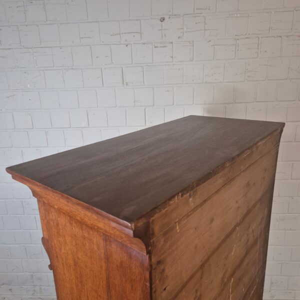 Vertiko Biedermeier 1850 Eiche – Bild 16