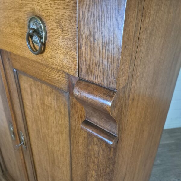 Vertiko Biedermeier 1850 Eiche – Bild 8