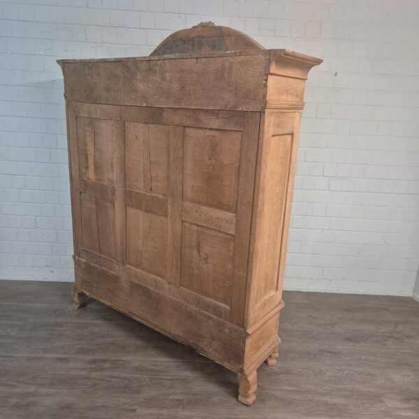 Kleiderschrank Schrank Biedermeier 1800 Eiche – Bild 21