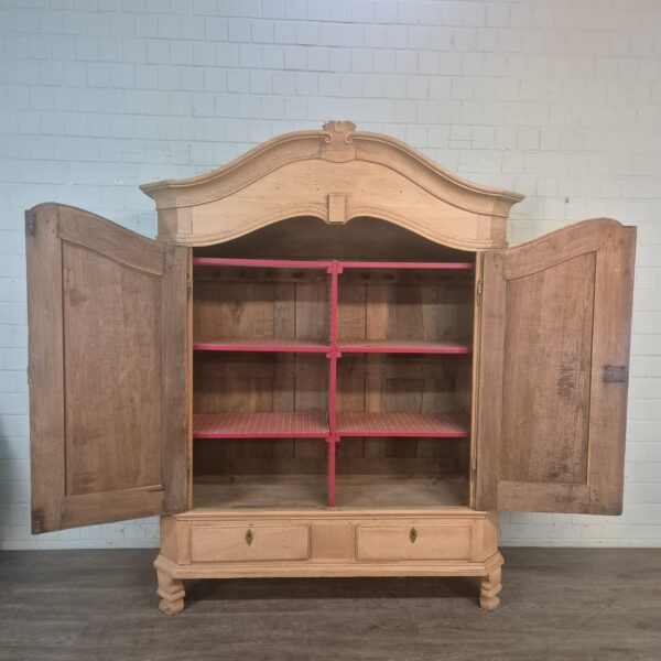 Kleiderschrank Schrank Biedermeier 1800 Eiche – Bild 15