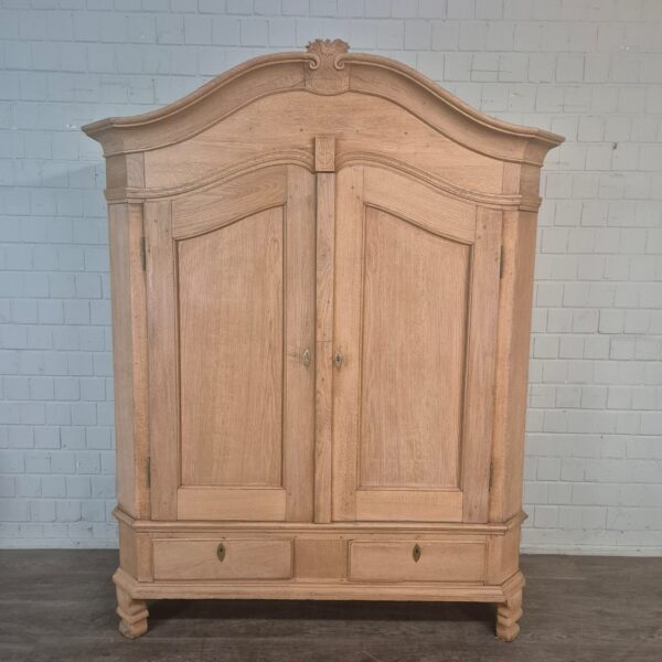 Kleiderschrank Schrank Biedermeier 1800 Eiche – Bild 2