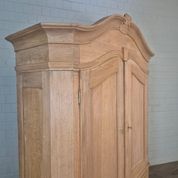 Kleiderschrank Schrank Biedermeier 1800 Eiche – Bild 4