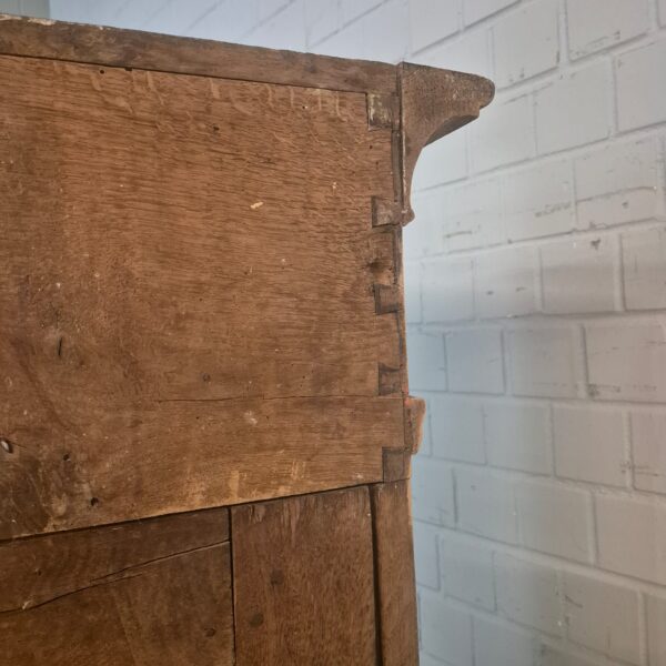 Kleiderschrank Schrank Biedermeier 1800 Eiche – Bild 22