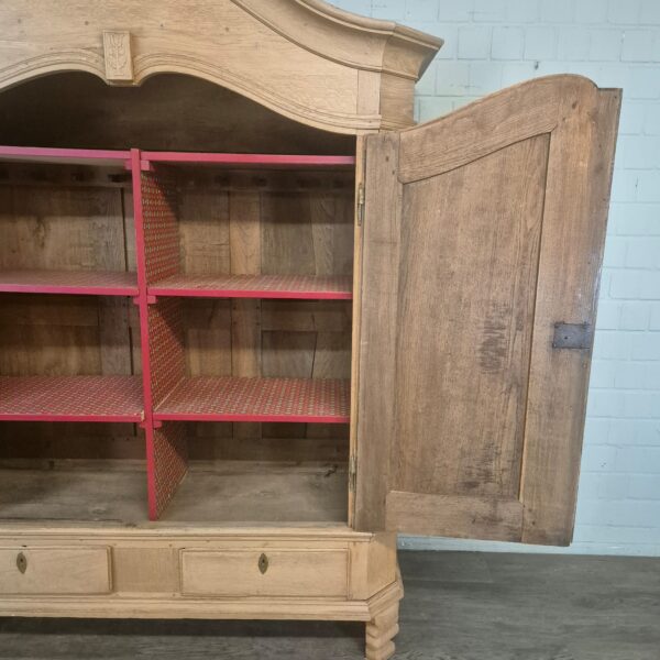 Kleiderschrank Schrank Biedermeier 1800 Eiche – Bild 16