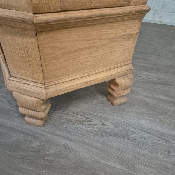 Kleiderschrank Schrank Biedermeier 1800 Eiche – Bild 8