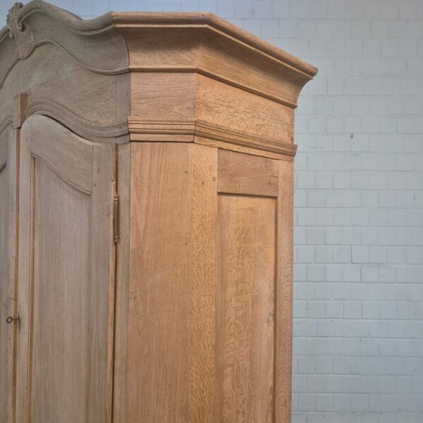 Kleiderschrank Schrank Biedermeier 1800 Eiche – Bild 9