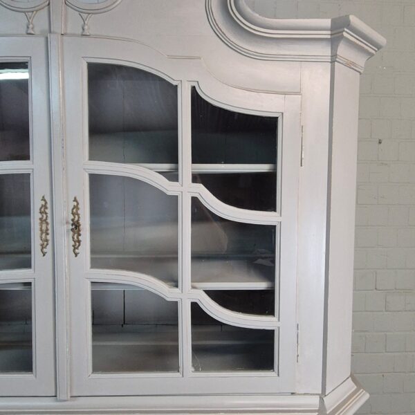 Vitrine Geschirrschrank Barock 1770 Kiefer – Bild 14