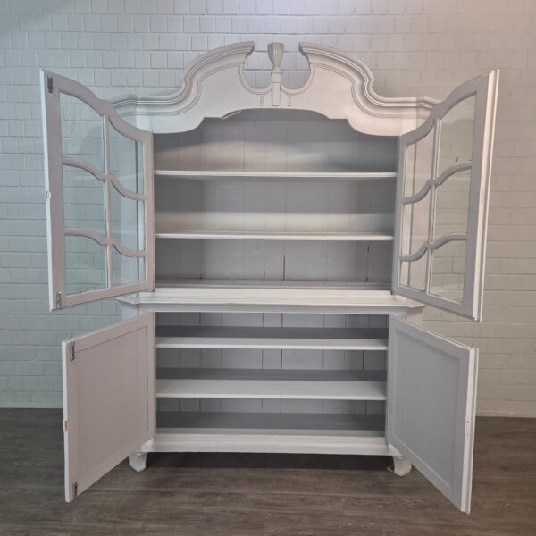 Vitrine Geschirrschrank Barock 1770 Kiefer – Bild 18