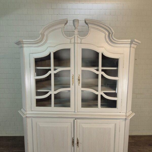 Vitrine Geschirrschrank Barock 1770 Kiefer – Bild 16