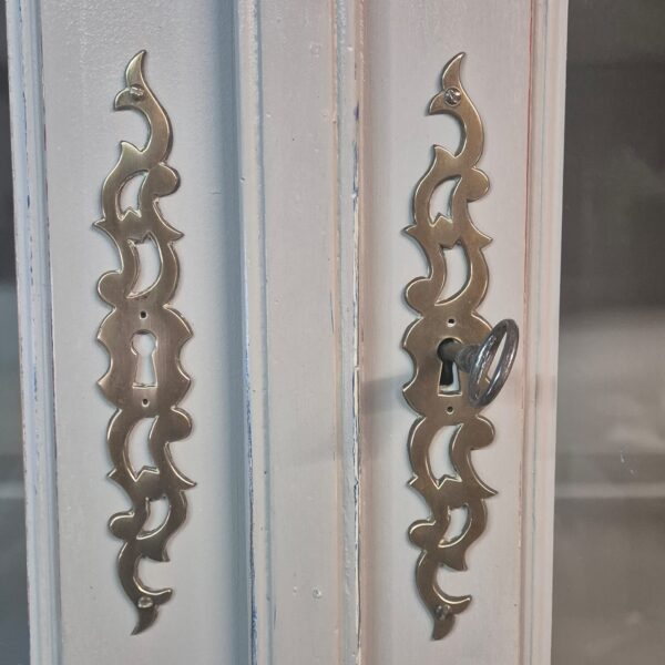 Vitrine Geschirrschrank Barock 1770 Kiefer – Bild 17