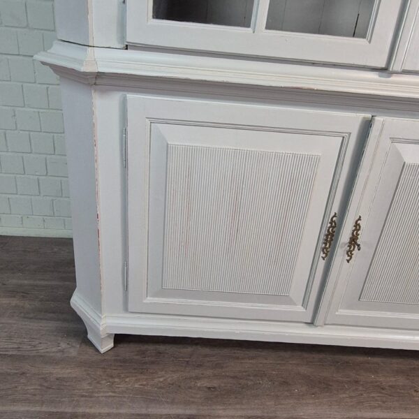 Vitrine Geschirrschrank Barock 1770 Kiefer – Bild 11