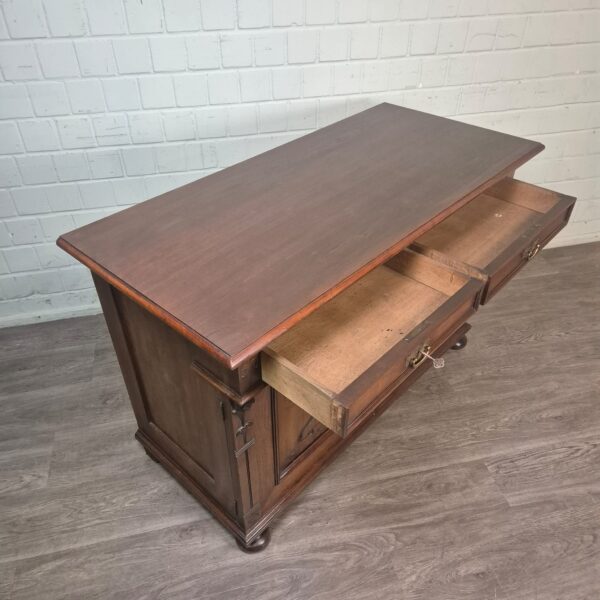 Anrichte Sideboard Jugendstil 1900 Nussbaum – Bild 10