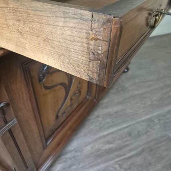 Anrichte Sideboard Jugendstil 1900 Nussbaum – Bild 12