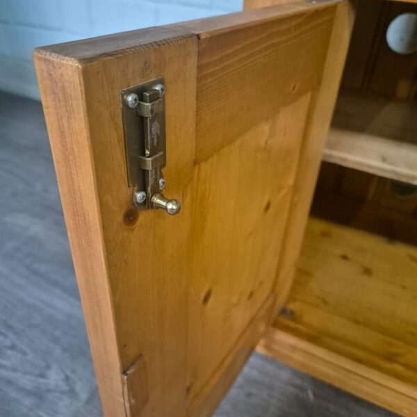 Vitrine mit Sideboard Schrank 1,77 m Kiefer – Bild 13