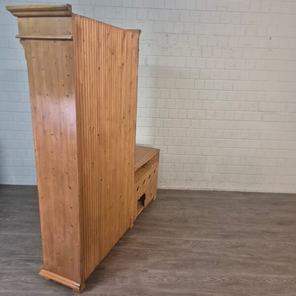 Vitrine mit Sideboard Schrank 1,77 m Kiefer – Bild 19