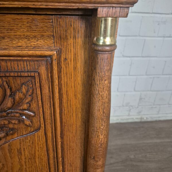 Buffetschrank Schrank Jugendstil 1905 Eiche – Bild 11