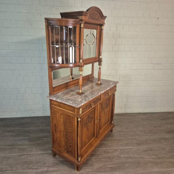 Buffetschrank Schrank Jugendstil 1905 Eiche