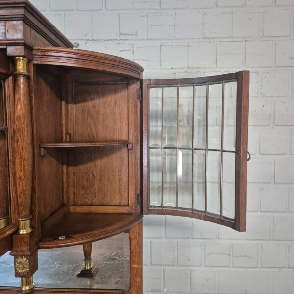 Buffetschrank Schrank Jugendstil 1905 Eiche – Bild 20