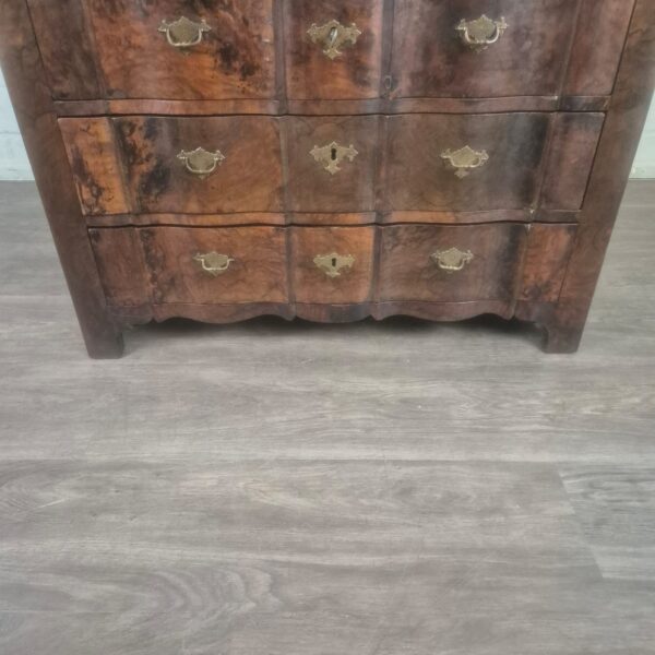Barockkommode Kommode Barock 1780 Nussbaum – Bild 5