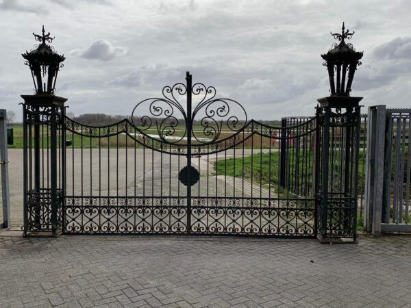 Hoftor Parktor Gartentor Tor Schmiedeeisen 4,12 m