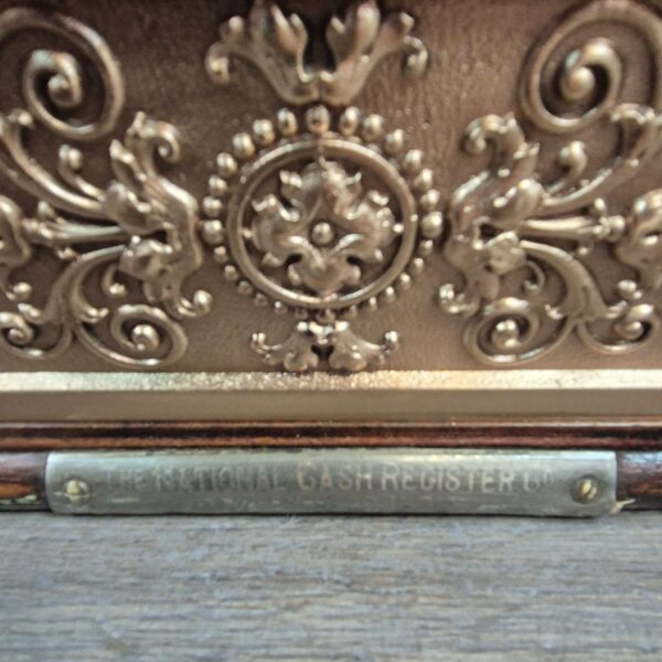 Ladenkasse Kasse National 1910 Kupfer Messing – Bild 15