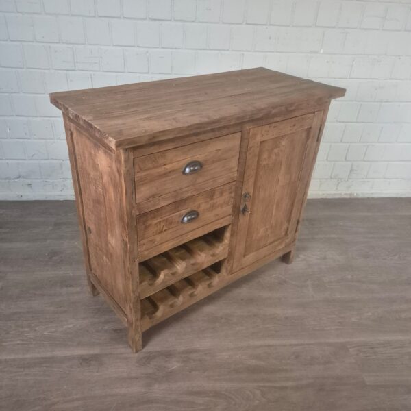 Weinschrank Sideboard Teakholz 1,00 m