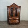 Vitrine Schrank Neubarock Nussbaum 1,47 m – Bild 2