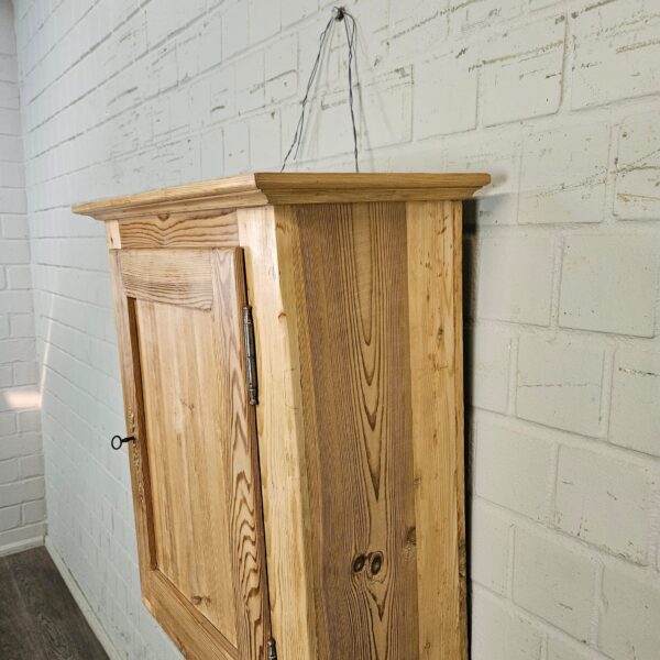 Hängeschrank Medizinschrank Jugendstil 1910 Kiefer – Bild 6