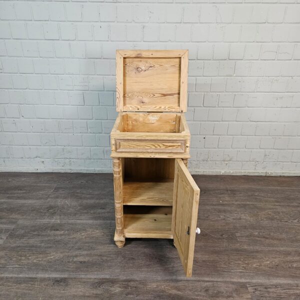 Waschkommode Schränkchen Gründerzeit 1880 Kiefer – Bild 10