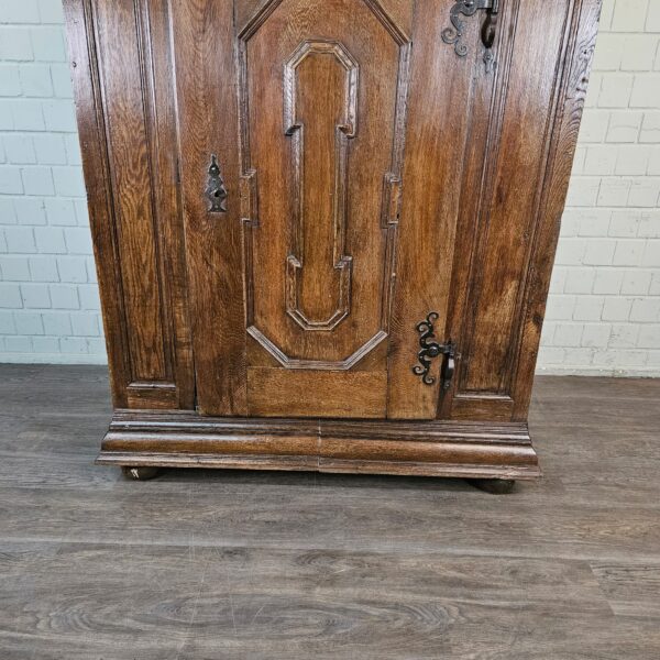 Schrank Kleiderschrank Barock 1780 Eiche – Bild 6