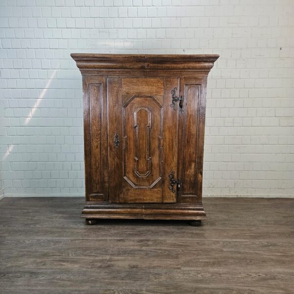Schrank Kleiderschrank Barock 1780 Eiche – Bild 2