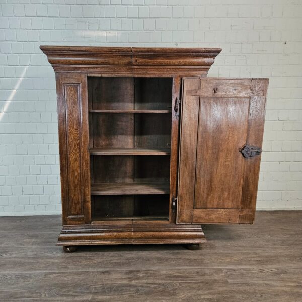 Schrank Kleiderschrank Barock 1780 Eiche – Bild 12