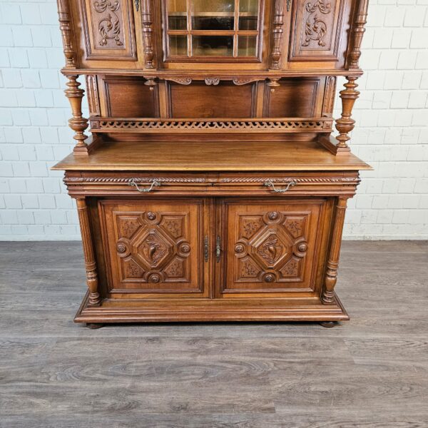 Buffetschrank Schrank Gründerzeit 1880 Eiche – Bild 5