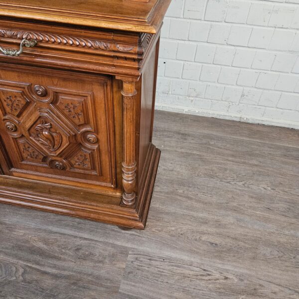 Buffetschrank Schrank Gründerzeit 1880 Eiche – Bild 12