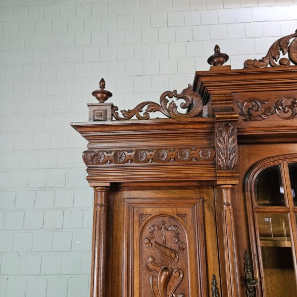 Buffetschrank Schrank Gründerzeit 1880 Eiche – Bild 7