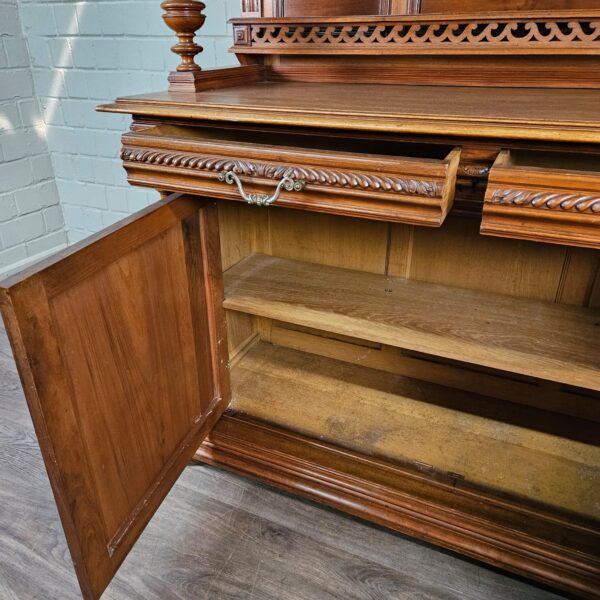 Buffetschrank Schrank Gründerzeit 1880 Eiche – Bild 19