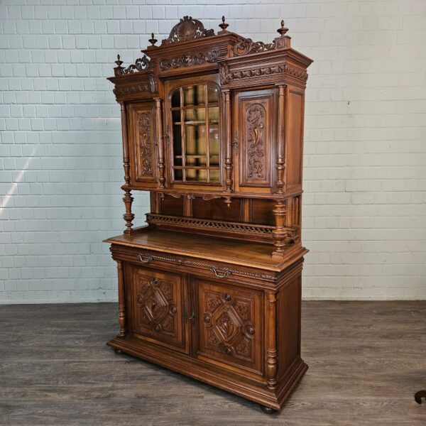 Buffetschrank Schrank Gründerzeit 1880 Eiche – Bild 3
