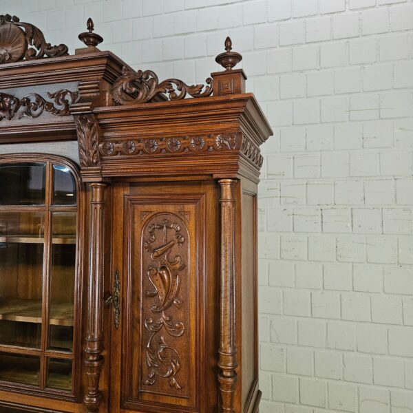 Buffetschrank Schrank Gründerzeit 1880 Eiche – Bild 14