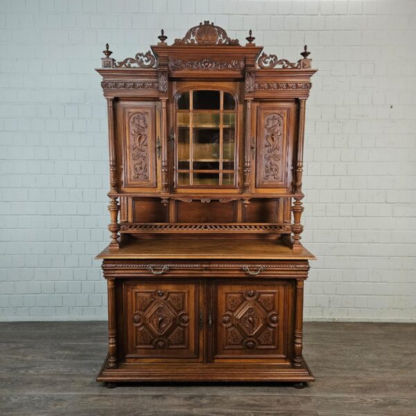 Buffetschrank Schrank Gründerzeit 1880 Eiche – Bild 2