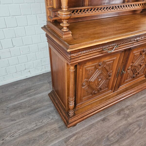 Buffetschrank Schrank Gründerzeit 1880 Eiche – Bild 9