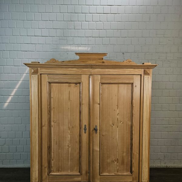 Schrank Kleiderschrank Gründerzeit 1880 Kiefer – Bild 4
